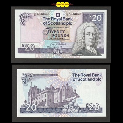 1992 Royal Bank of Scotland Plc £20 - Click Image to Close